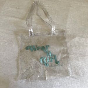 Clear bag “Wear it Girl”